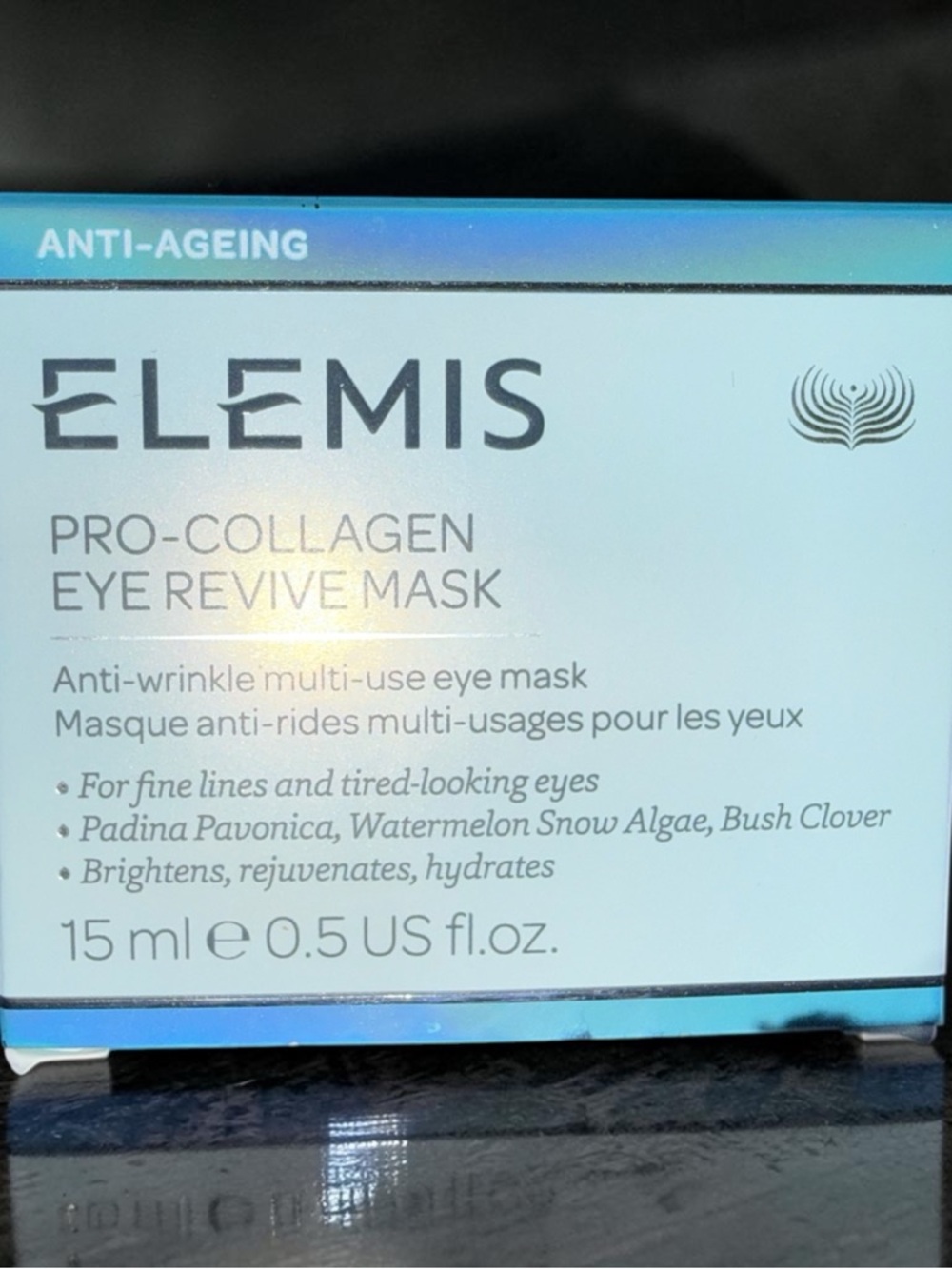 FULL SIZE NEW ELEMIS PRO-COLLAGEN EYE REVIVE MASK BRIGHTENS REJUVENATES HYDRATES